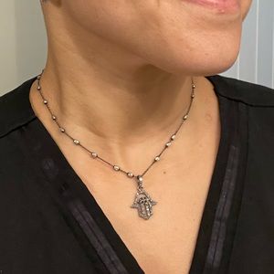 Sterling Hamsa necklace